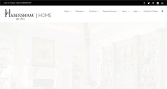 Desktop Screenshot of habershamhome.com