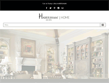 Tablet Screenshot of habershamhome.com
